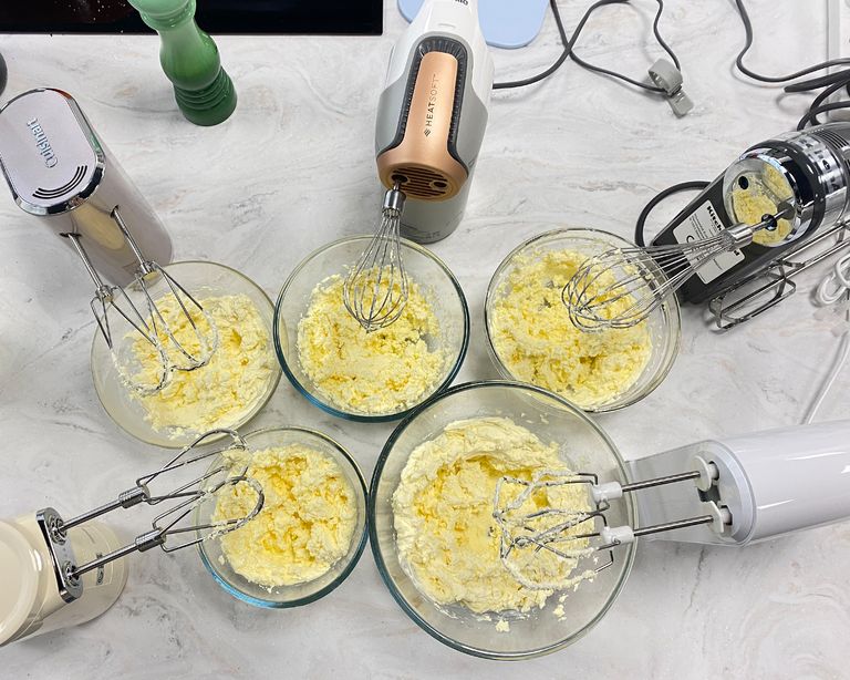 Image of KitchenAid in comparison during whipped cream test