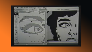 A screenshot of the 1980's Adobe Illustrator tutorial 