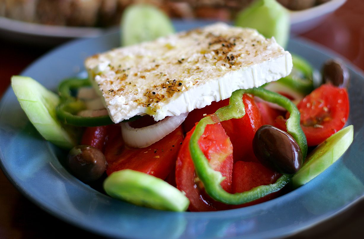 Greek salad | Lunch Recipes | GoodtoKnow