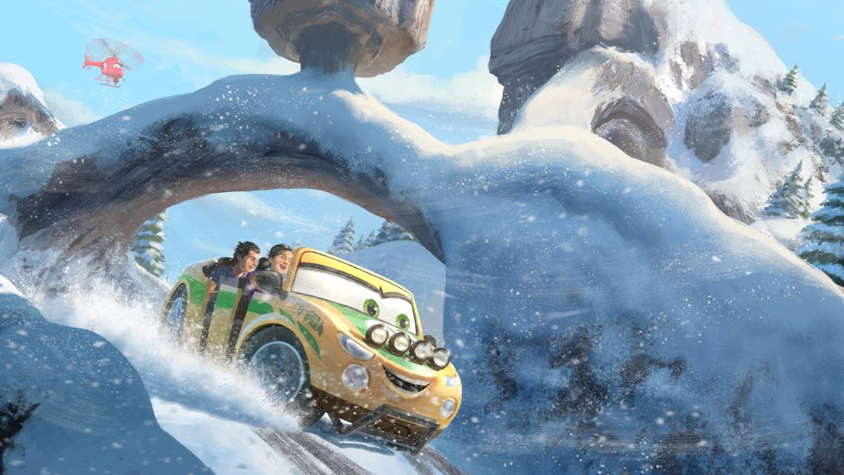 Cars Ridge Run Rally at Magic Kingdom, Concept Art