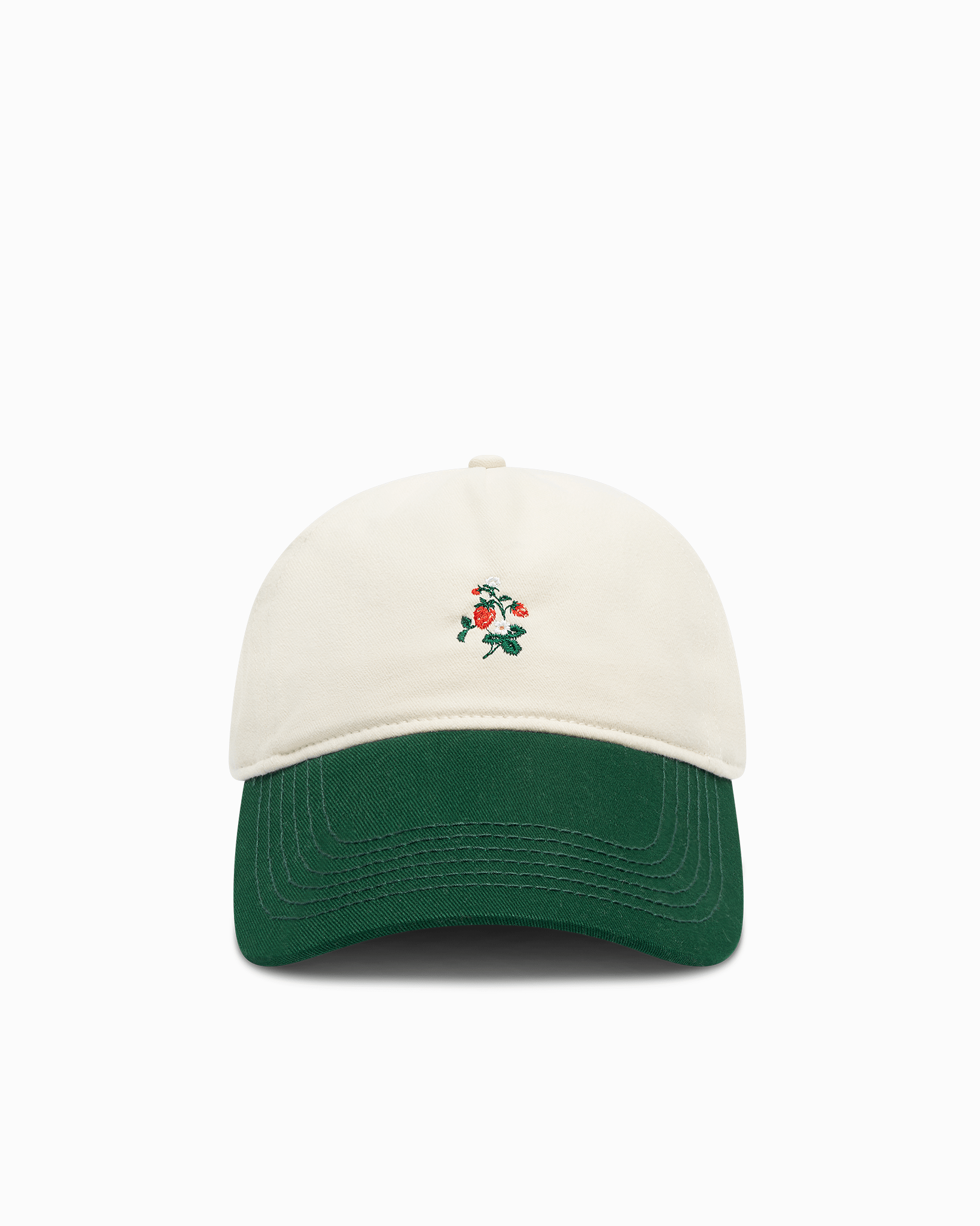 Strawberries Cap Green