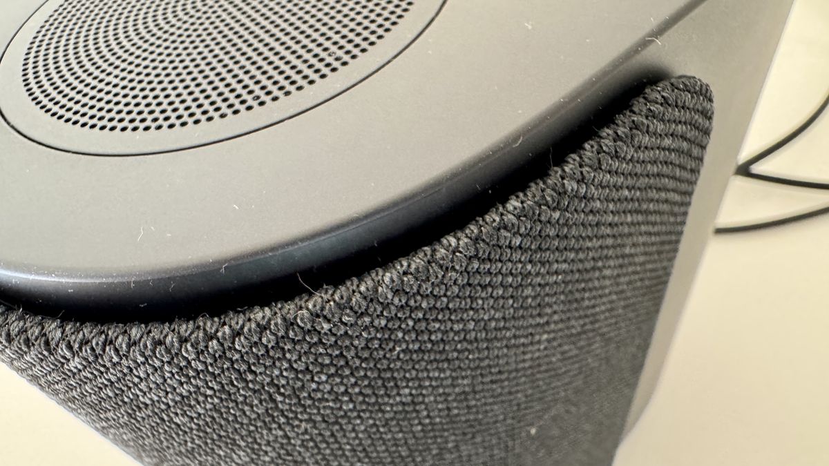 Bose Lifestyle Ultra speaker on a white table