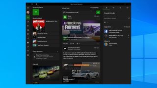 The Xbox Console Companion app is available in some preview versions of Windows 10 (Image credit: TechRadar)