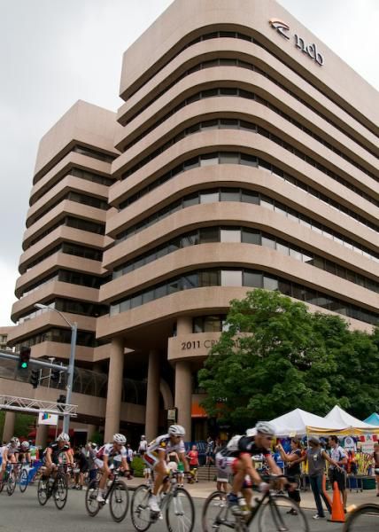Corporate America hovered over today's race.