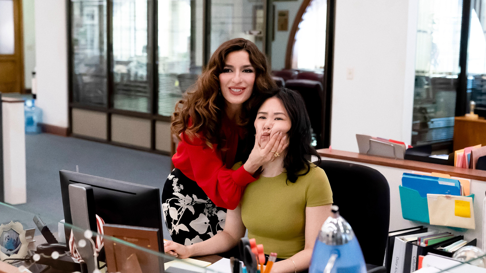 The Paper starring Sabrina Impacciatore as Esmeralda and Ramona Young as Nicole