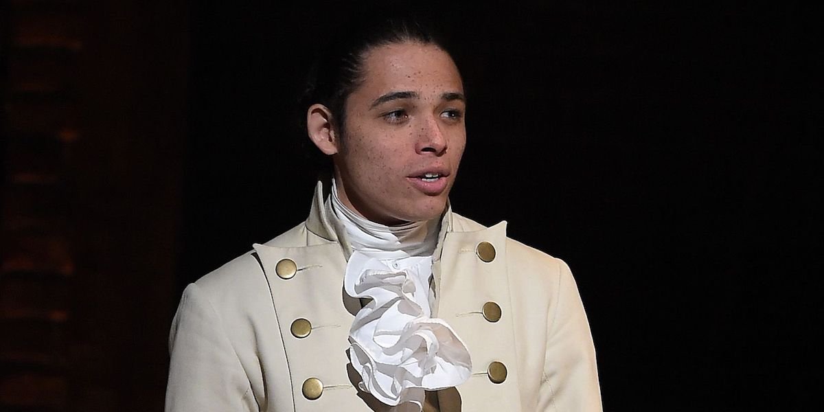 Anthony Ramos as John Laurens in Hamilton