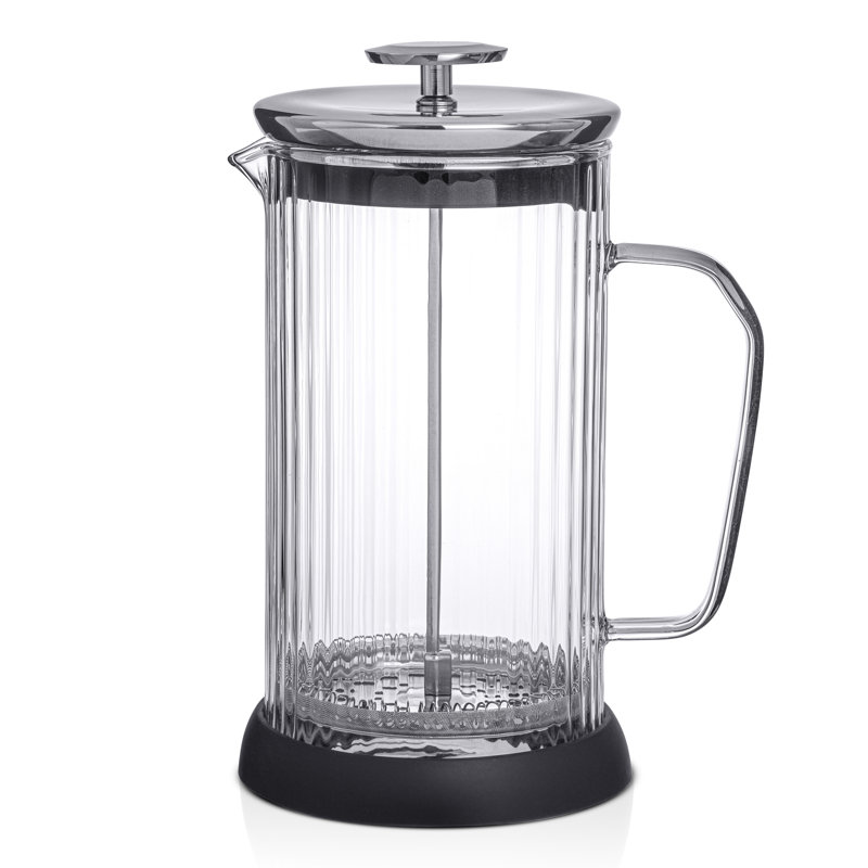Joyjolt Savor Fluted French Press Coffee and Tea Maker, 33.8oz &amp;amp; Reviews | Wayfair