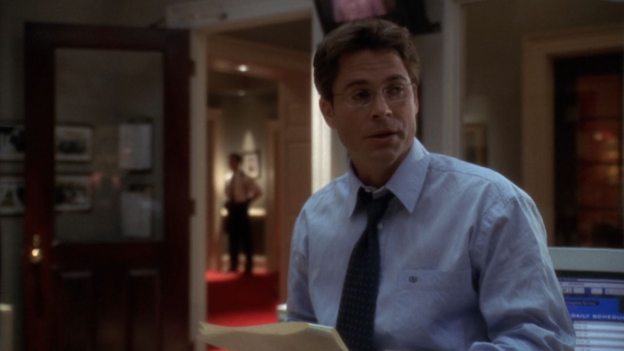 Rob Lowe in der Folge „The West Wing“. 