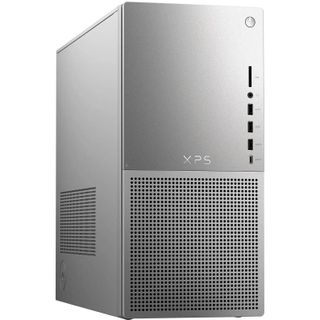 Dell XPS 8960 desktop on white background. 