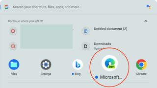 Open Microsoft Edge Dev on Chromebook
