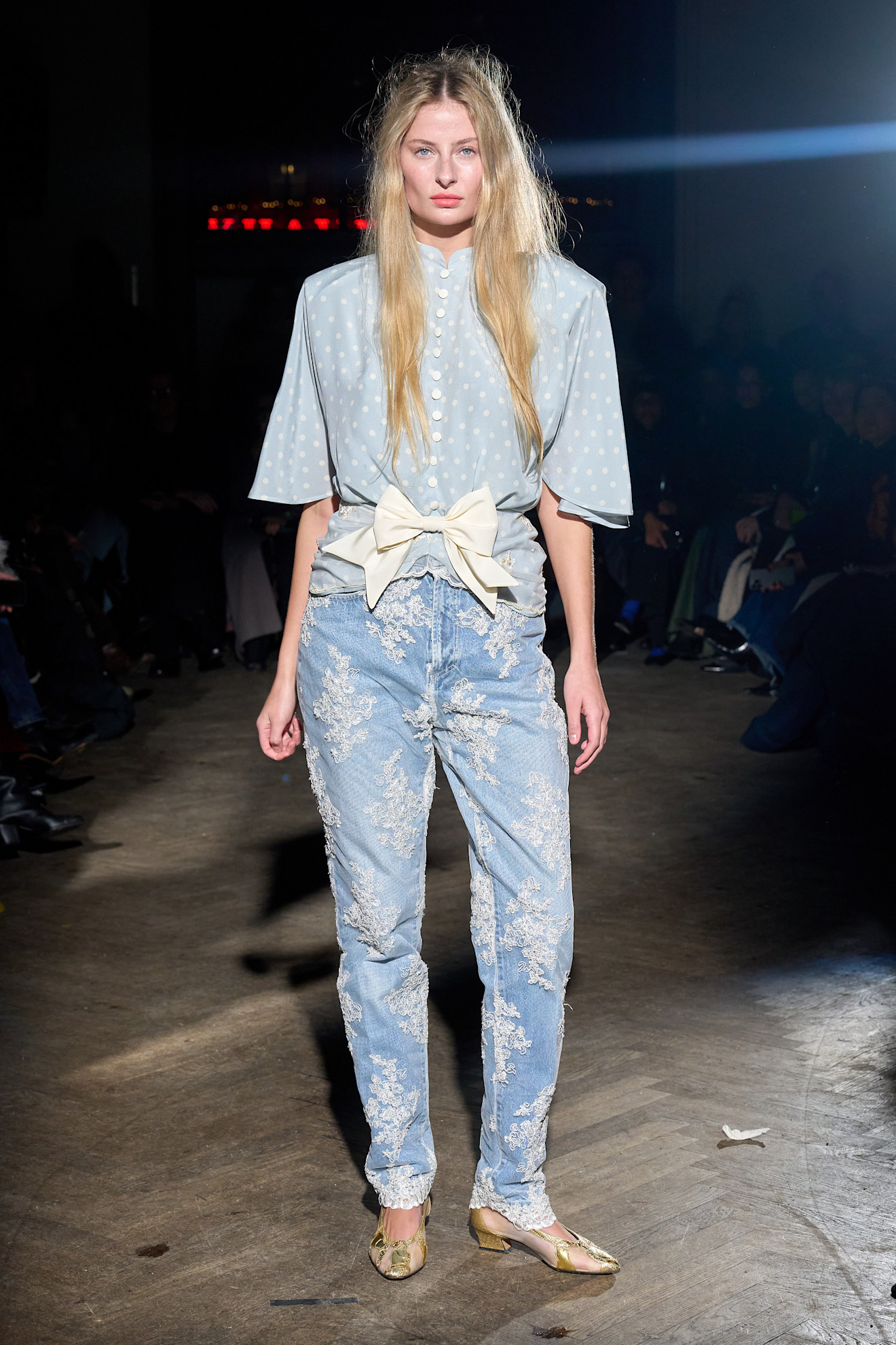 Photo of model on runway at Copenhagen Fashion Week Fall Winter 2026.