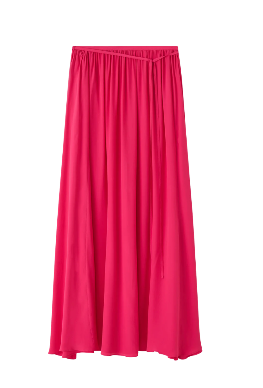 Joseph, Elba Silk Blend Crepe Skirt