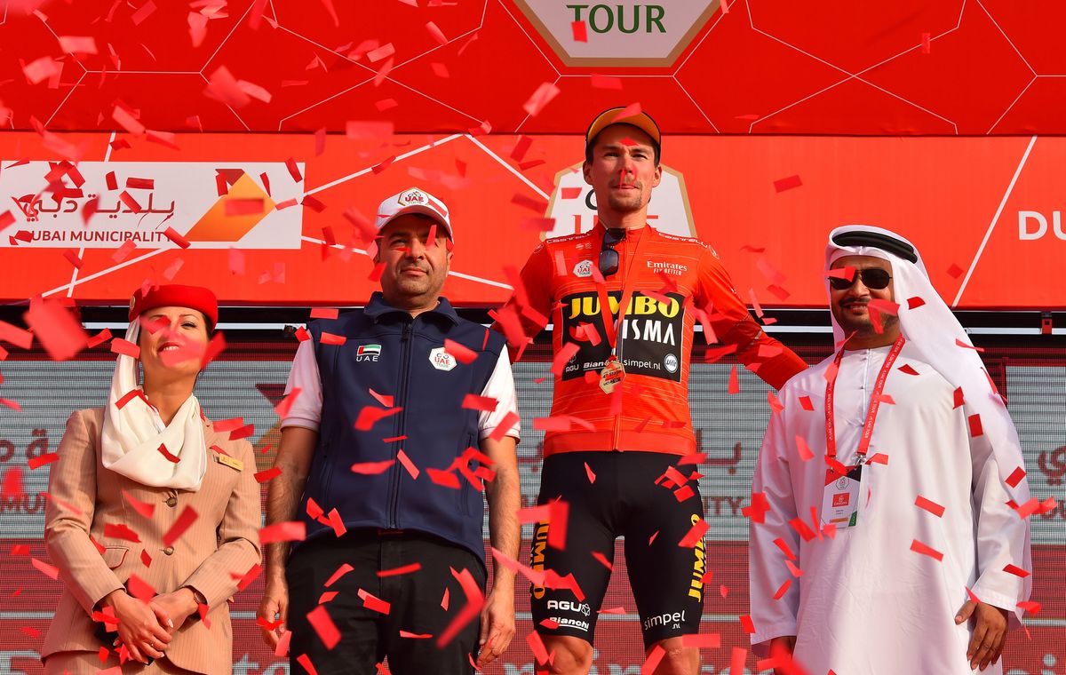 Primoz Roglic retains the red jersey as overall leader