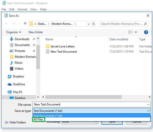 put password on folder windows 10