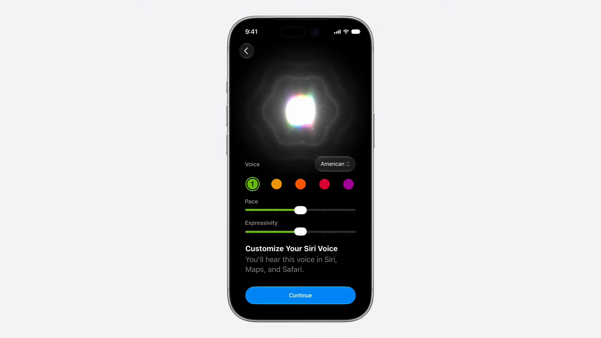 Siri voice customization at WWDC 2026