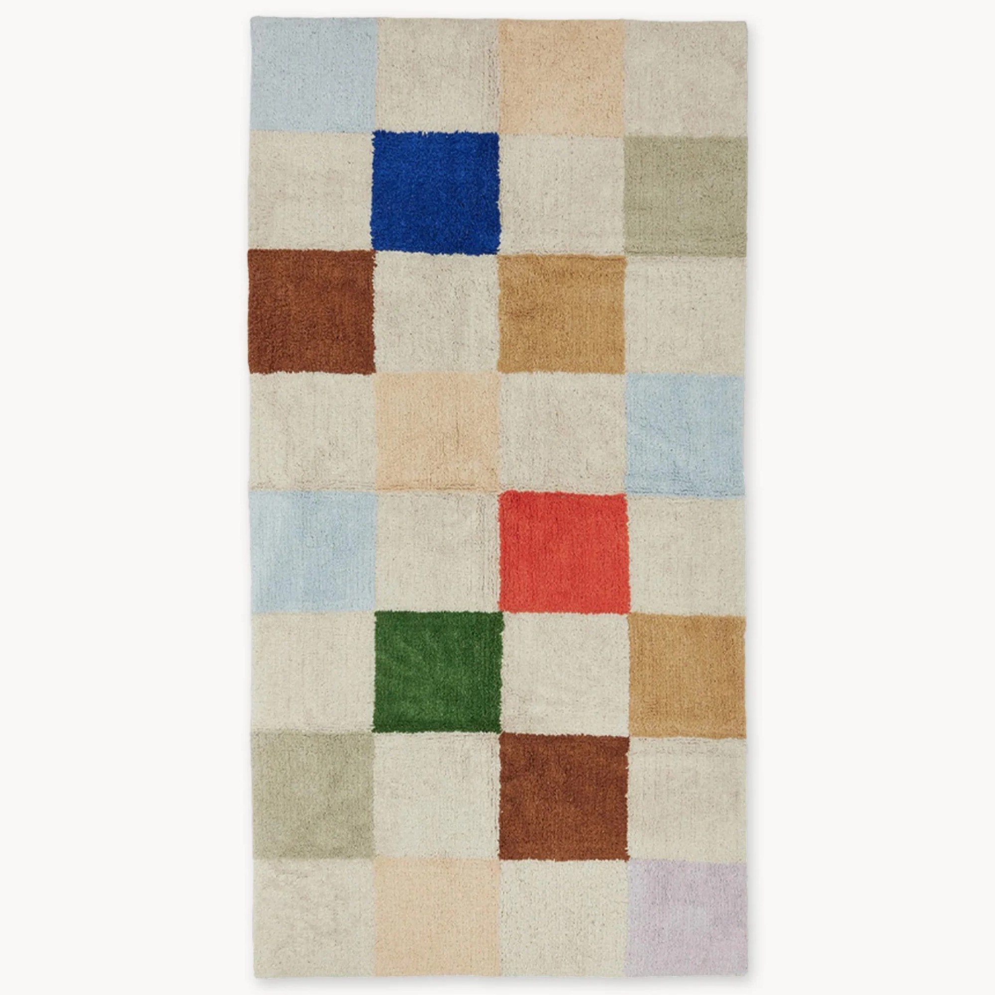 Oyoy Living Kids Hand-Woven Washable Rug Chess