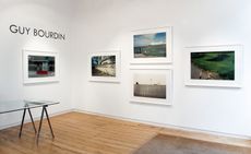 Installation view of 'Walking Legs' by Guy Bourdin