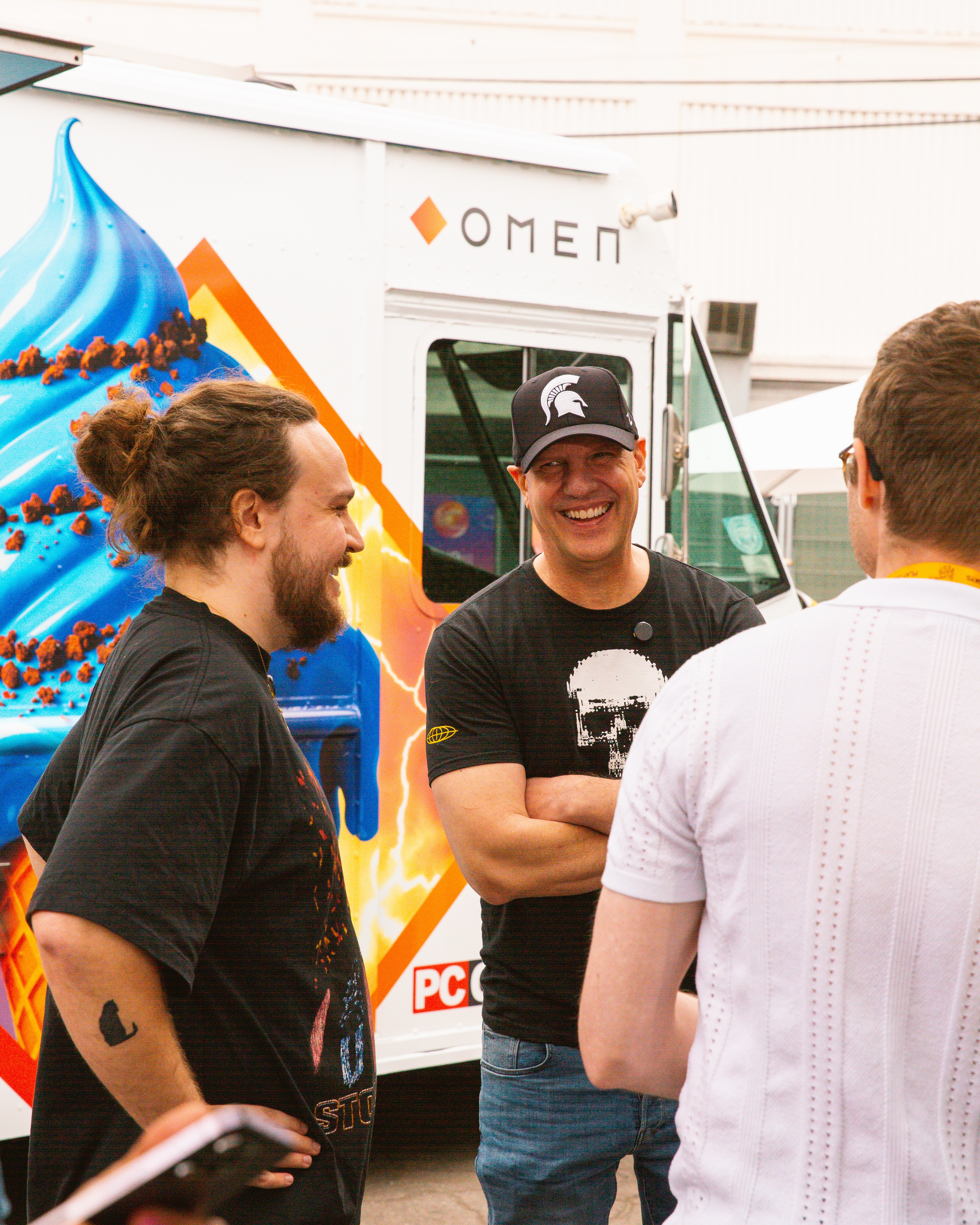 The OMEN - PC Gamer Ice Cream Truck event at Summer Game Fest
