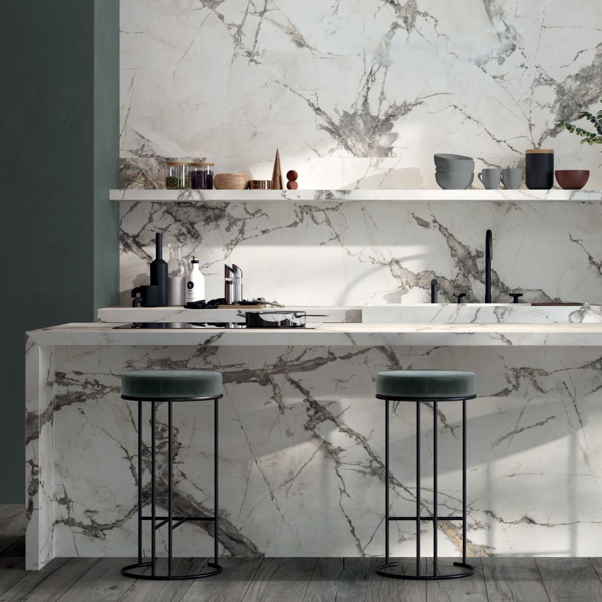 Tan France's alternative kitchen worktop material to marble Ideal Home