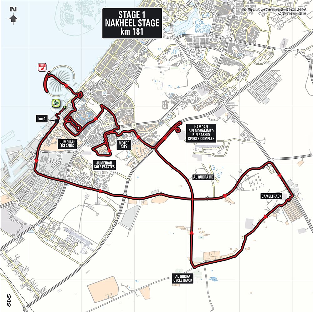 Stage 1 of the 2017 Dubai Tour