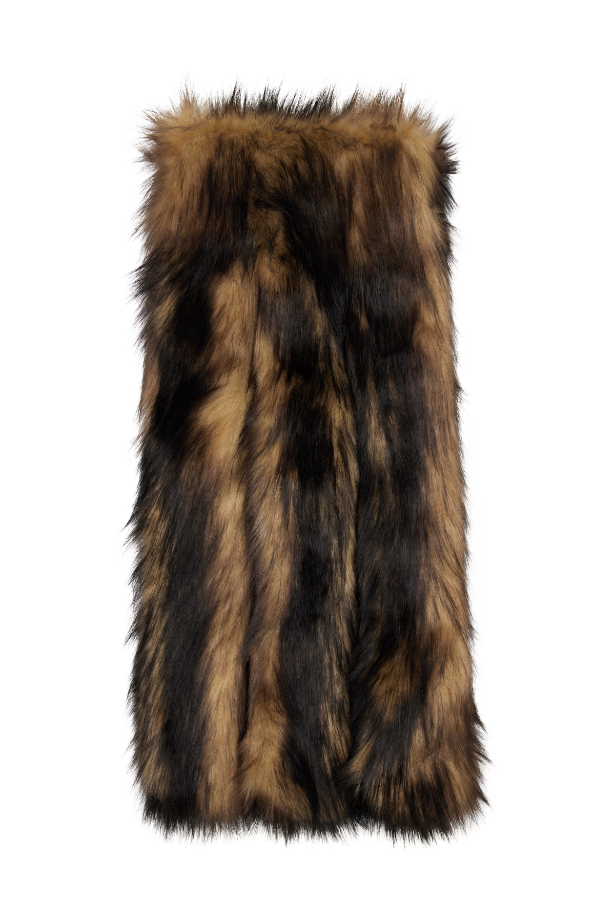Simone Rocha, Beige &amp;amp; Brown Triple Slit Faux Fur Scarf
