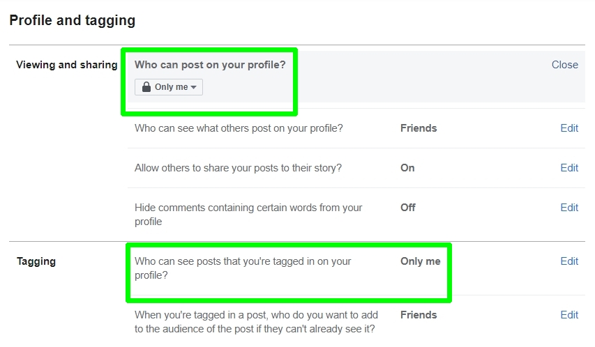 how to make yourself anonymous on Facebook - profile