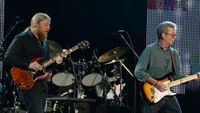 Derek Trucks and Eric Clapton perform at the Eric Clapton's 70th Birthday Concert Celebration at Madison Square Garden on May 1, 2015 in New York City