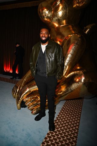 Big Tobz at the Getty Images for Warner Music & Hennessy Brit Awards After Party