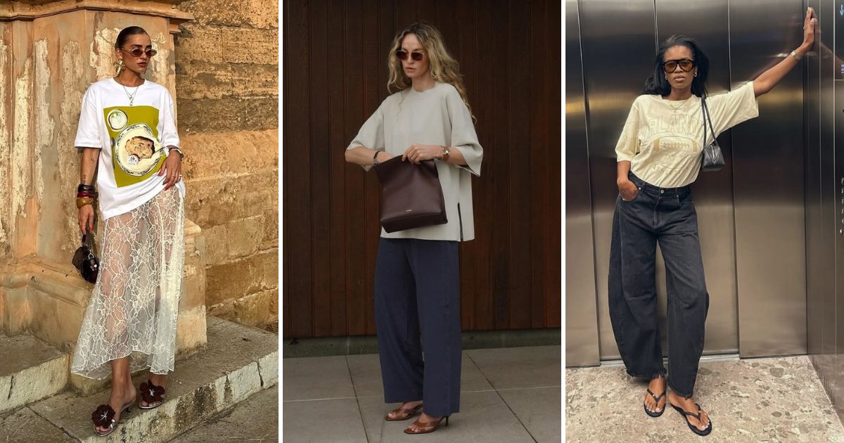 這就是所有酷女孩在這個季節都在設計超大T恤的方式