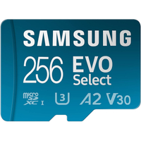 Samsung EVO Select 256GB microSDXC:$24.67$16.99 at Amazon