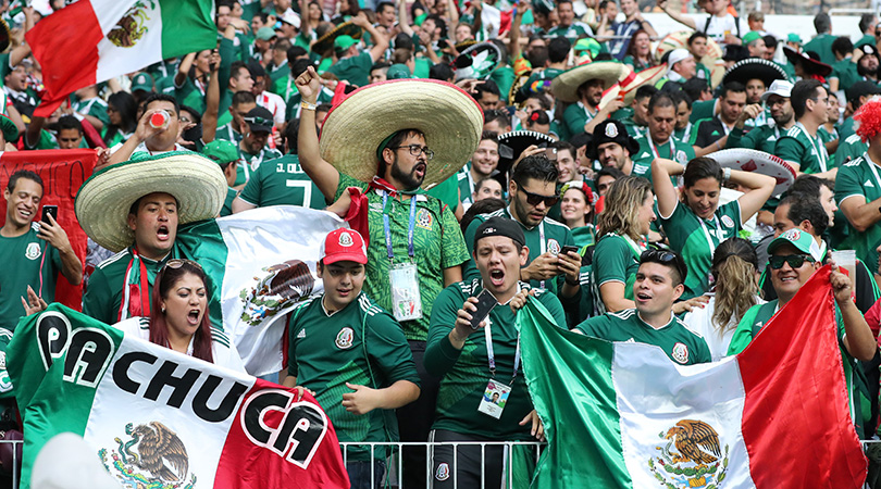 Mexico fans tremor