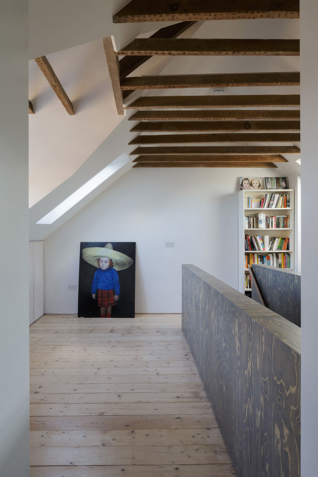 Artwork in loft space