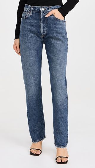 Agolde 90s Pinch Waist: High Rise Straight Jeans