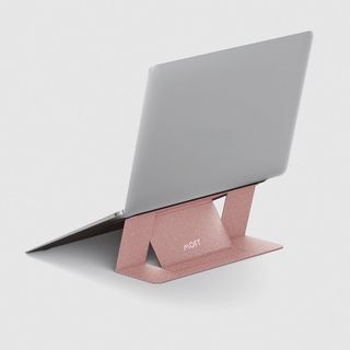pink moft invisible laptop stand