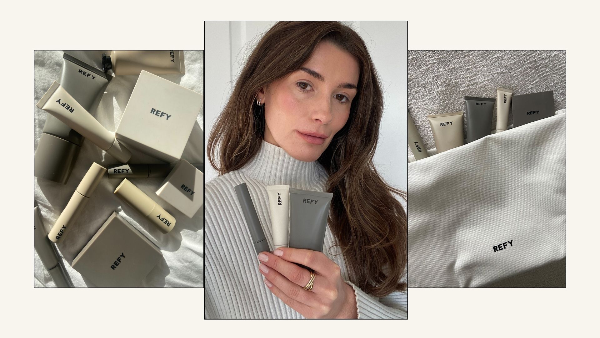 Eleanor testing Refy makeup