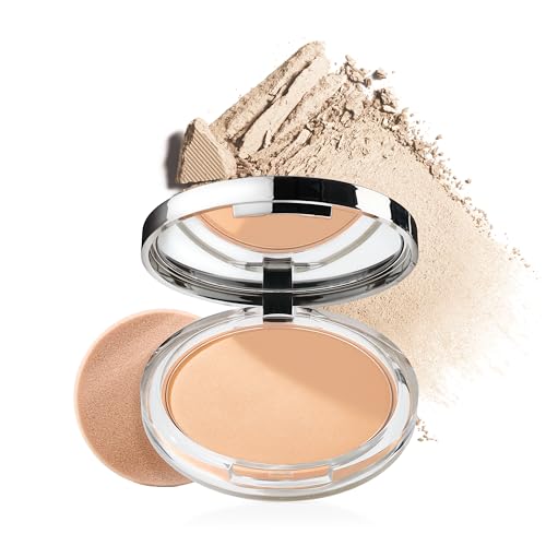 Clinique Stay-Matte Sheer Pressed Face Powder for Oily Skin Types | Sheer Coverage | Minimizes Shine | Makeup &amp;amp; Setting Powder, Stay Neutral