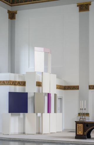 minimalist church altar in London