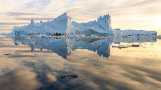 Icebergs near Ilulissat, Greenland.