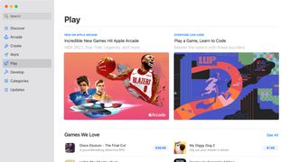 Mac App Store Play section