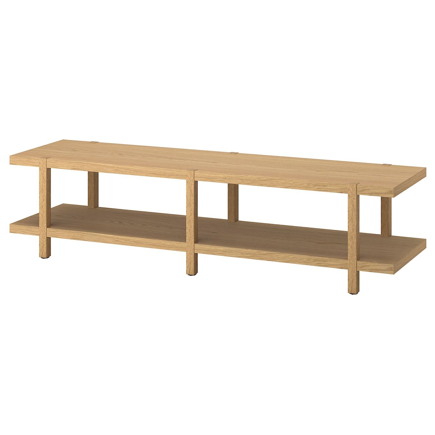 Stockholm 2025 Shelving Unit/bench - Oak Veneer 180x41x44 Cm