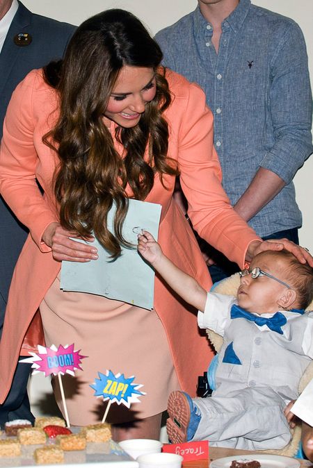 Kate Middleton and Prince William with children