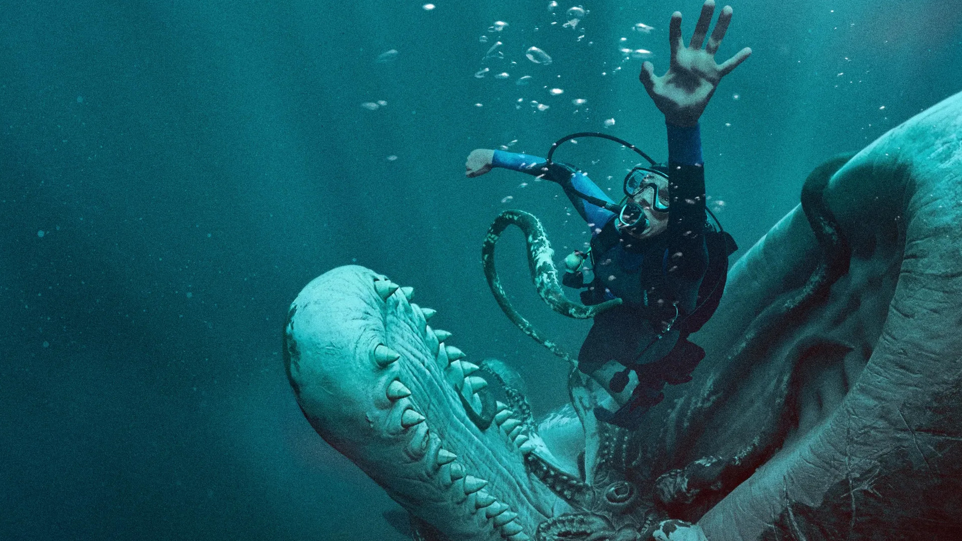 A screenshot of the upcoming movie Whalefall