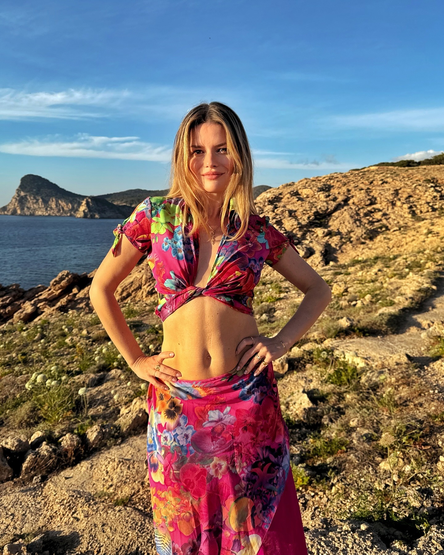 Sabina Socol's vacation outfit in Ibiza