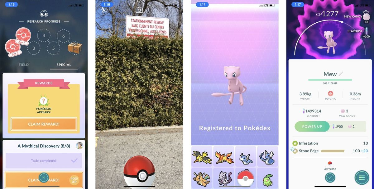 Pokémon Go and Mew How to finish Mythical Discovery Field Research