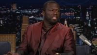 Curtis "50 Cent" Jackson speaks on The Tonight Show.