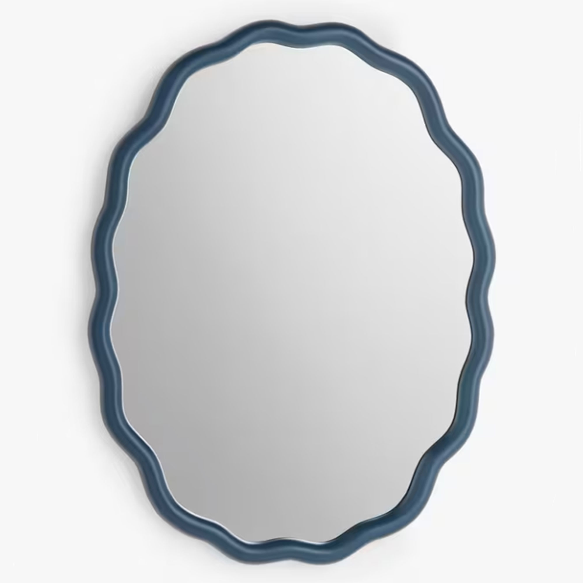 John Lewis Wiggle Oval Wall Mirror, 73 X 55.5cm