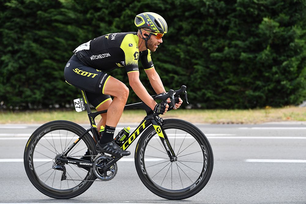 Svein Tuft (Mitchelton-Scott) during stage 4 at BinckBank Tour