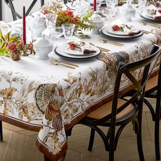 Williams Sonoma Thanksgiving tablecloth