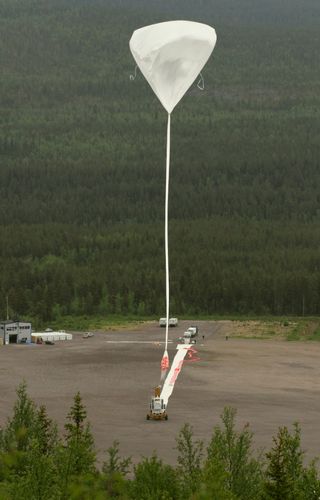 Sunrise Telescope Lifts into the Sky