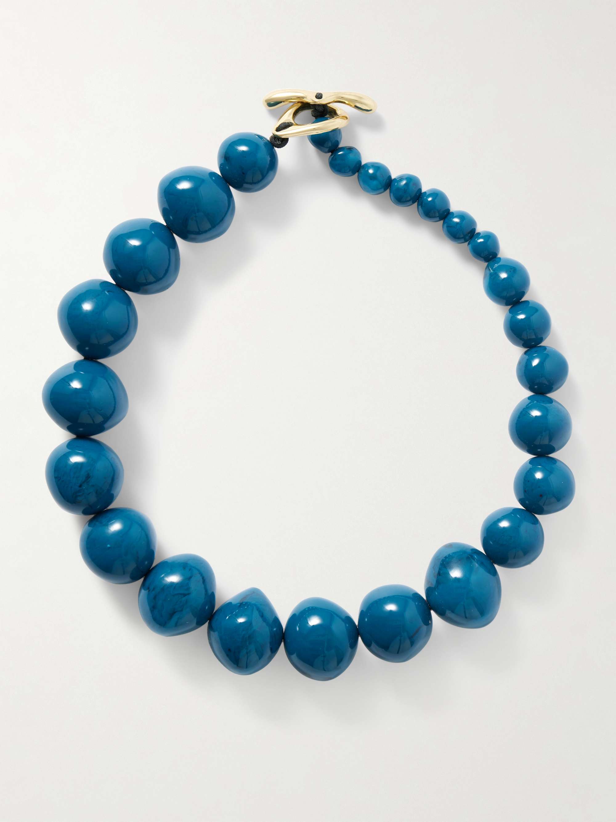 Boulder Beads Resin Necklace